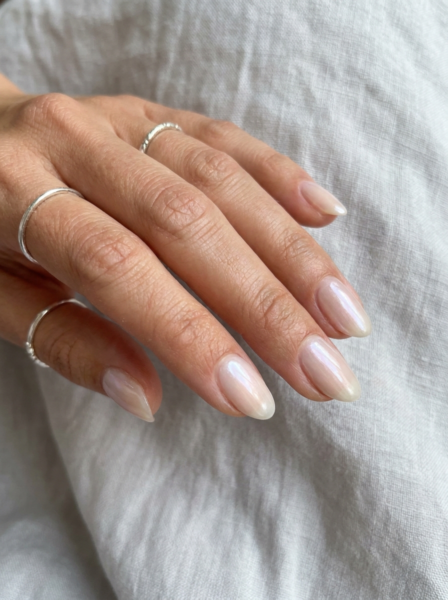 Pearl Glass Nails als Glass Nails Inspiration 2026